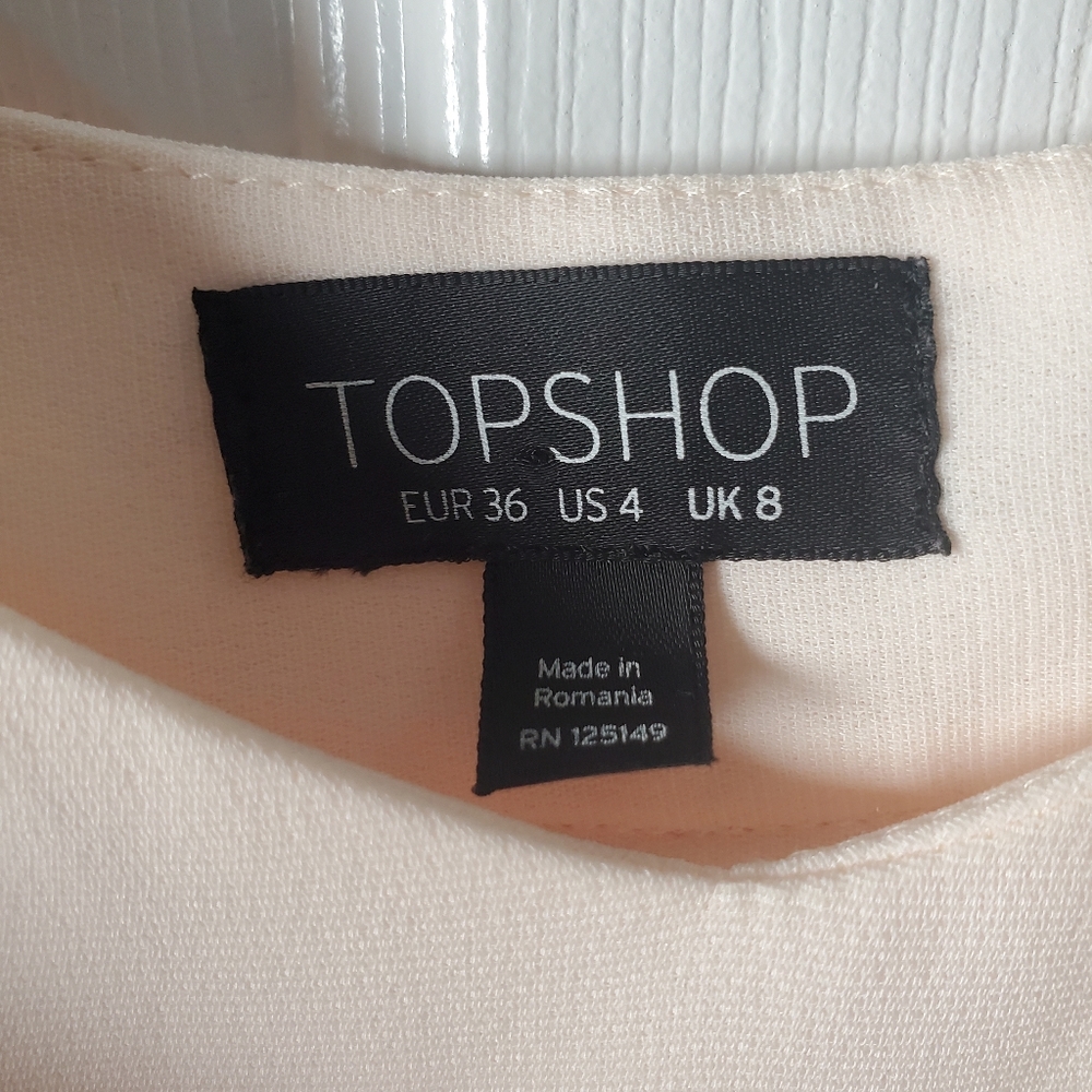 Topshop off shoulder cream top - Picture 2 of 7